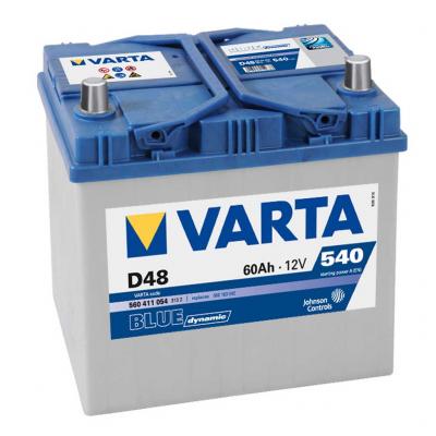 Varta Blue Dynamic D48 akkumulátor, 12V 60Ah 540A B+ Japán